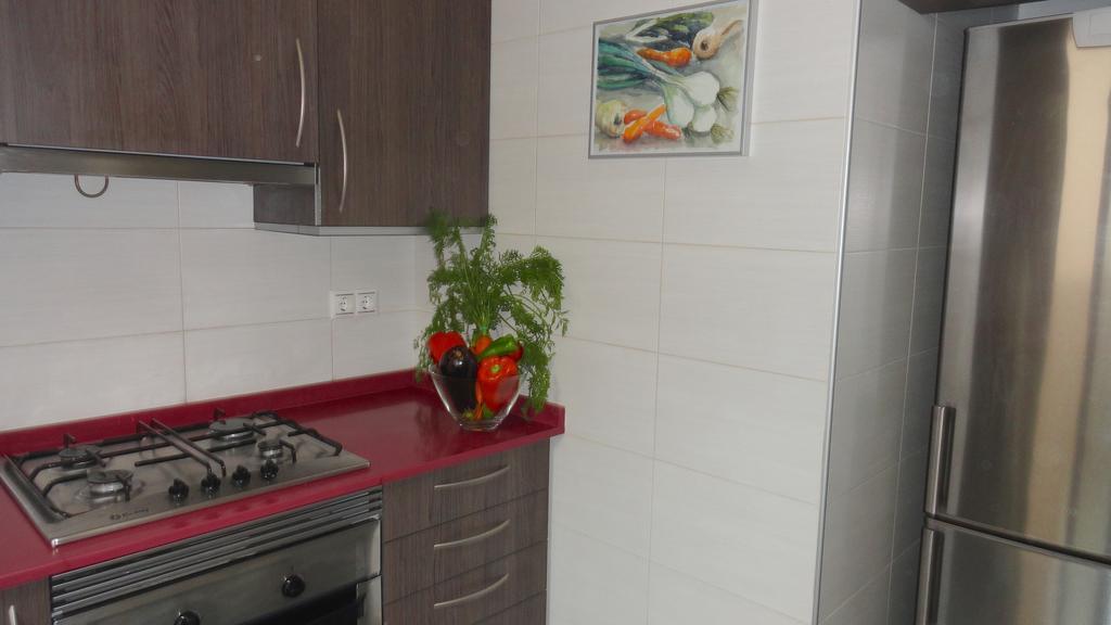 Apartamento zona playa de San Sebastian Sitges Habitación foto